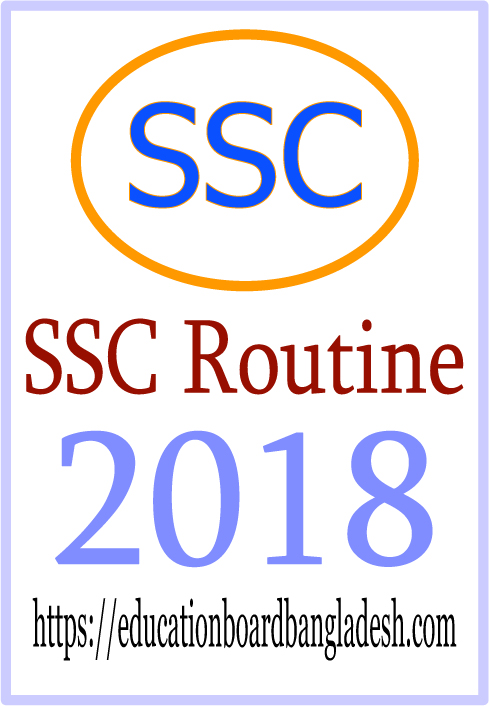 SSC Routine 2018