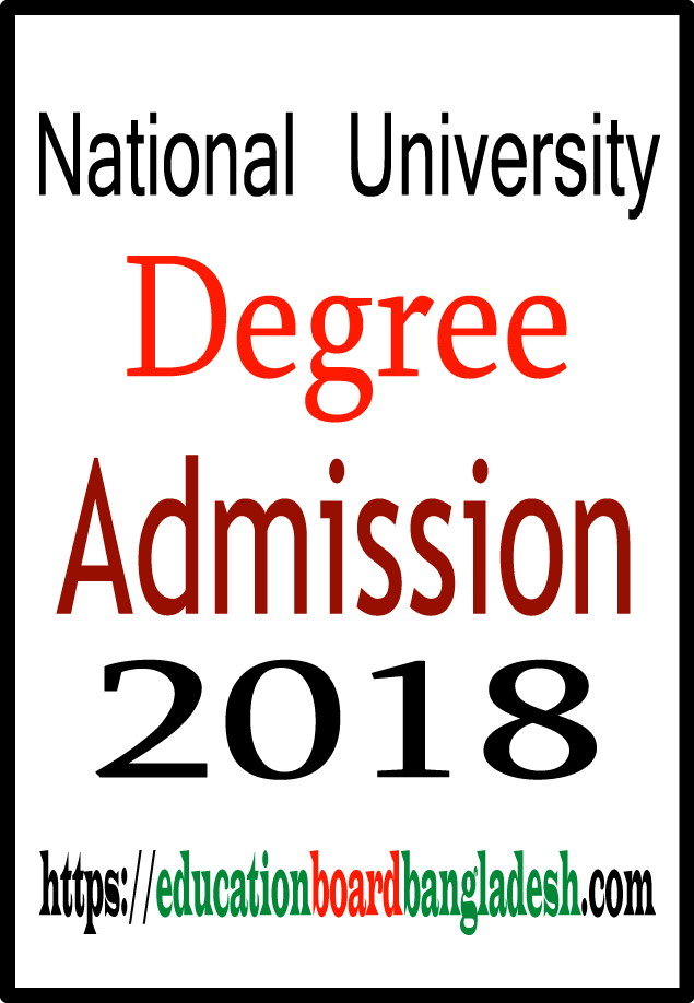 national university degree admission notice 2018